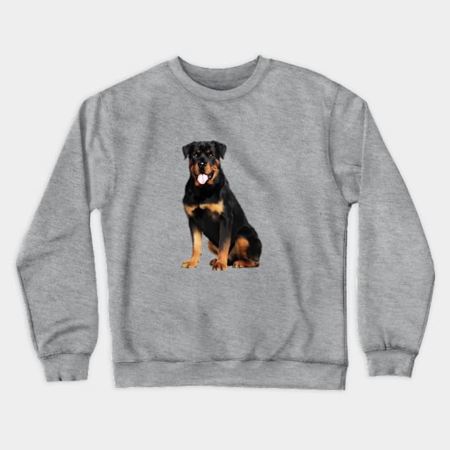 Rottweiler Dog, Dog Lover Crewneck Sweatshirt by dukito